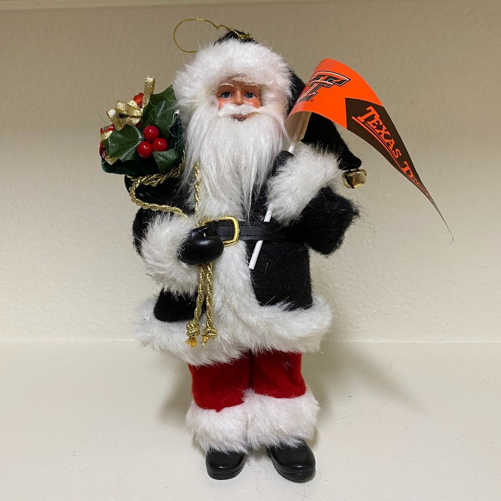 Texas Tech Santa Ornament